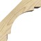 Ekena Millwork 6"W x 8"D x 8"H Merced Rough Sawn Knee Brace, Douglas Fir BRC06X08X08MRC00RDF - alternate 3
